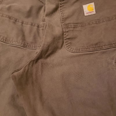 carhartt work pants b11 mos 30x32 pre washed single front dungaree