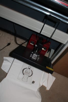 ShirtMate 15x 15 heat press machine