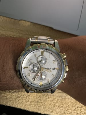 Fossil Two-Tone Stainless Steel Watch - Men's Watches in