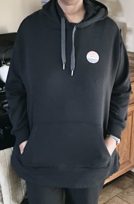 Loose Pullover Tulip Hem Hoodie for Women Old Navy