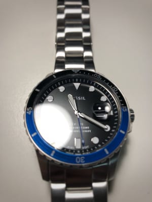 FB-01 Three-Hand Date Stainless Steel Watch - FS5657 - Fossil