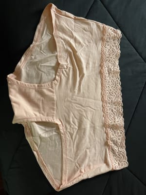 High-Waisted Lace-Trim Boyshort Underwear