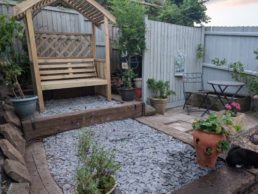 Blue slate chippings wickes cheap