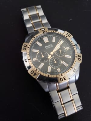Garrett Chronograph Two-Tone Stainless Steel Watch - FS5622 - Fossil