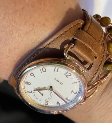 Brown Leather Watch - ES4883 - Fossil