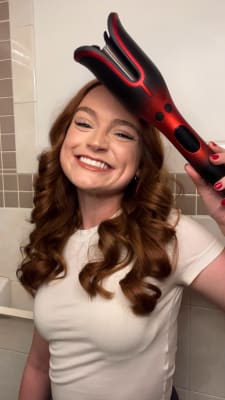 Chi rose gold curling iron reviews best sale