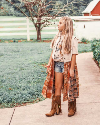 Gimmicks Patchworks Vest - Women's Coats & Jackets in Stone Multi