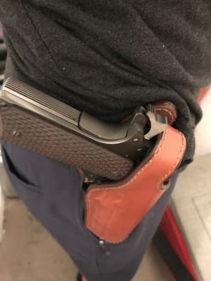 Bianchi 111 Cyclone Crossdraw OWB Holster Right Hand S W N Frame 4