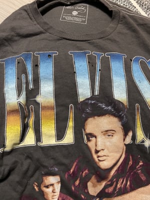 Elvis Presley Band Motorcycle T-Shirt - One Size - Women's T