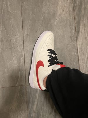Nike Court Vision Low Mens Lifestyle Shoes White Black CD5463 101 Shoe Palace