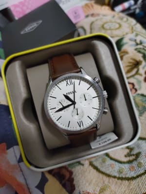 Fenmore Midsize Multifunction Brown Leather Watch - BQ2363 - Fossil
