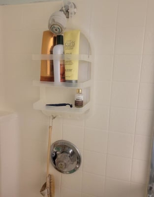 Kenney - Frosted Hanging Shower Caddy