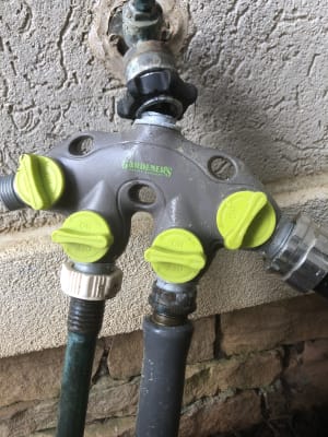 4 Ways Garden Lawns Water Hose Splitter Valve Faucet Connector With 10  Washers Kaesi, Fruugo Ie