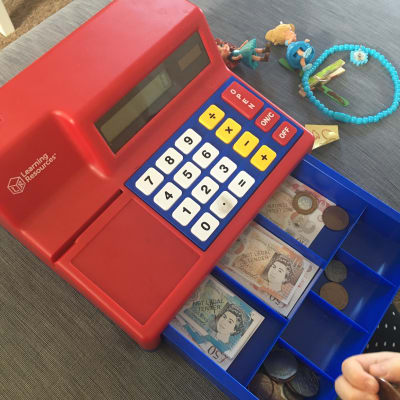 Calculator Cash Register Toy Cash Register Imaginative Play