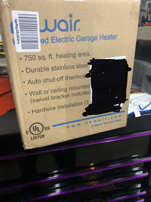 NewAir Electric Garage Heater, 500 Sq Ft Ceiling Mount | Free Shipping –  Newair