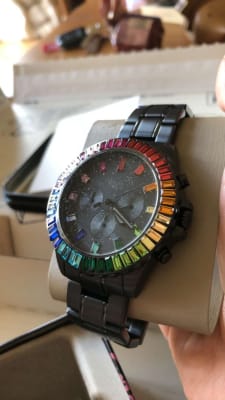 fossil rainbow watch