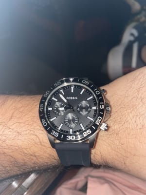 Sullivan multifunction shop black silicone watch