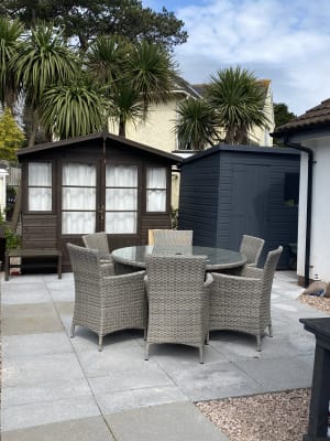 Florence 6 Seater Garden Dining Set Homebase