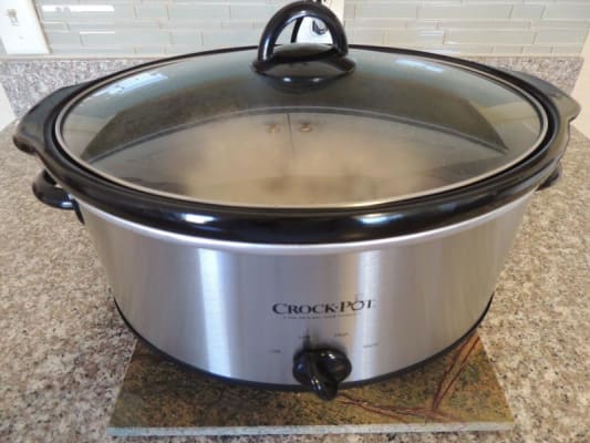 Wholesale Oval Slow Cooker- 7qt- Silver SILVER