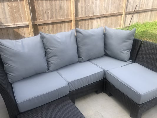 Real Living Deep Seat Outdoor Cushion Set