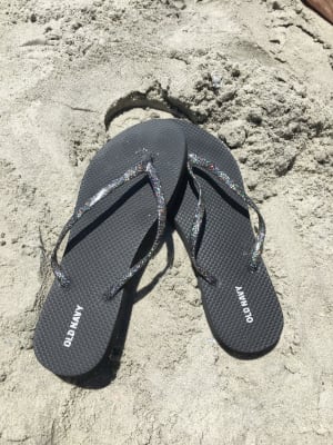 Old navy glitter flip flops deals