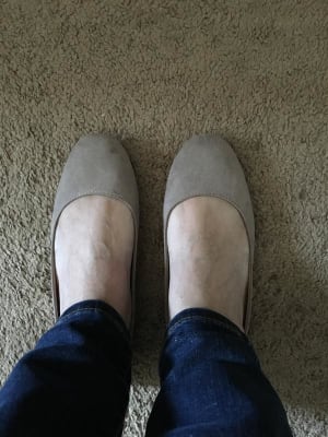 Anya suede ballet flats outlet