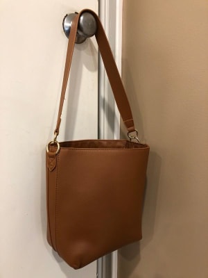 Faux Leather Bucket Bag for Women Old Navy