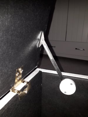 Wickes Lift Up Flap Stays Chrome 145mm Wickes