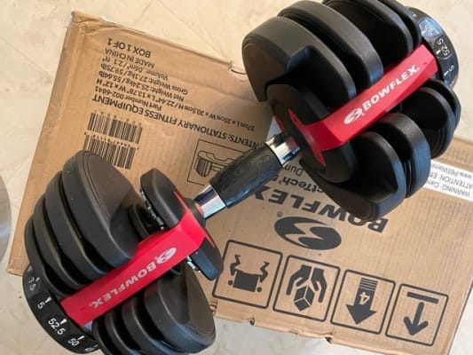 Gym Equipment Bowflex 552 Dumbbells Used Bowflex SelectTech 552