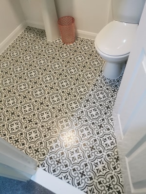 Patterned Bathroom Floor Tiles Wickes | Floor Roma