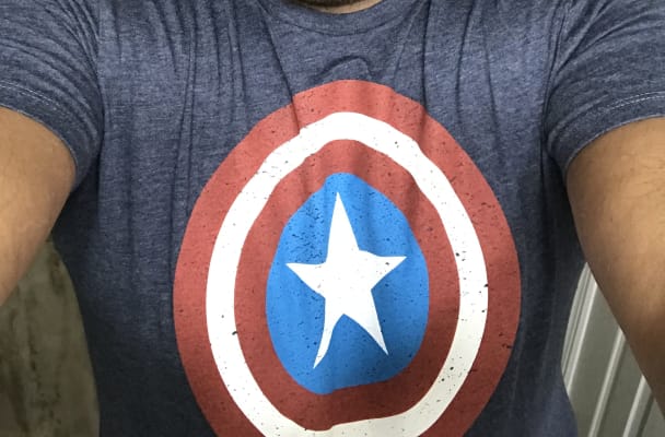 Old navy outlet captain america shirt