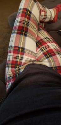 Matching Printed Thermal-Knit Pajama Leggings