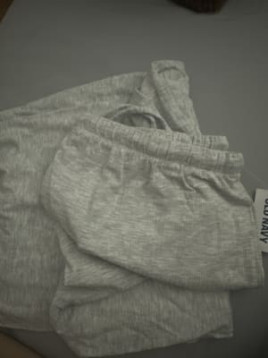 Sunday Sleep High-Waisted Cropped Rib-Knit Wide-Leg Lounge Pants
