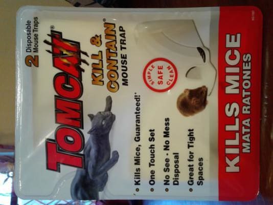 Tomcat Kill & Contain Mouse Trap, 2-Pack