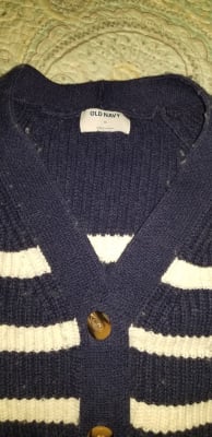 Old navy striped outlet cardigan