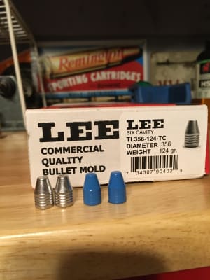 Lee 6 Cavity Bullet Mold 9mm Luger 38 Super 380 ACP 90402 734307904029 
