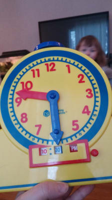 Learning Resources Primary Time Teacher 12-hour Clock Multi-color for sale online 