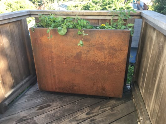 corten steel planters series– Veradek