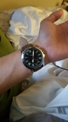 Hybrid Smartwatch Grant Dark Brown Leather - FTW1156 - Fossil