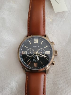Flynn Chronograph Brown Leather Watch - BQ2261 - Watch Station