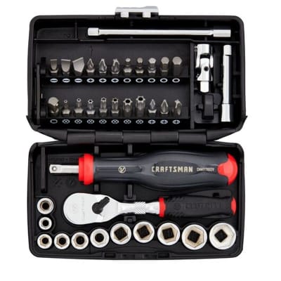 ハンドメイドv CRAFTSMAN V-Series 1/4 Inch Drive Metric 6-Point Tool Set