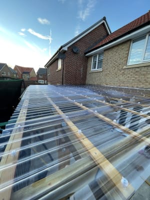 Wickes Pvcu Clear Corrugated Sheet 660, Clear Corrugated Roofing Sheets Wickes