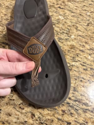 HEYDUDE™ Myers Classic Flip - Men's Shoes in Brown Brown | Buckle