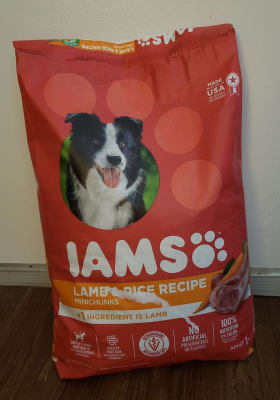 Iams lamb cheap and rice