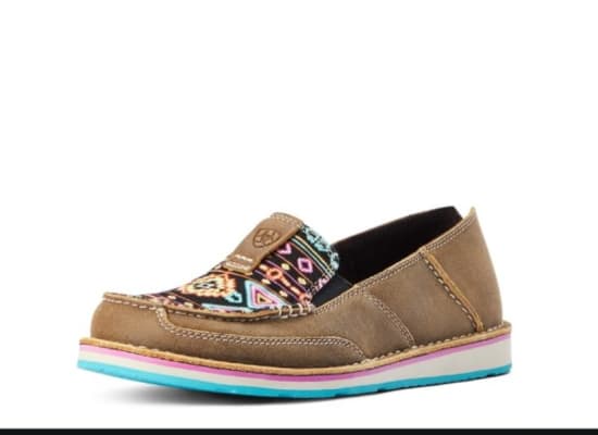 Ariat Women s Cruiser Casual Shoes Rose Gold Arrow Print elliottsboots