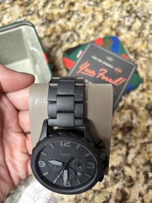 Fossil Nate Watch - Men's Watches in Black | Buckle