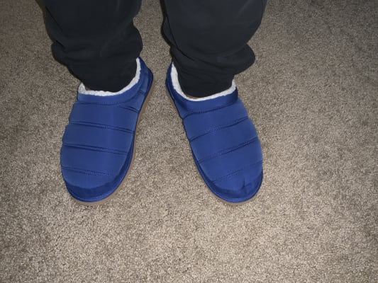 Clarks top jersey slippers