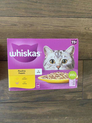 Whiskas 11 plus cat hot sale food