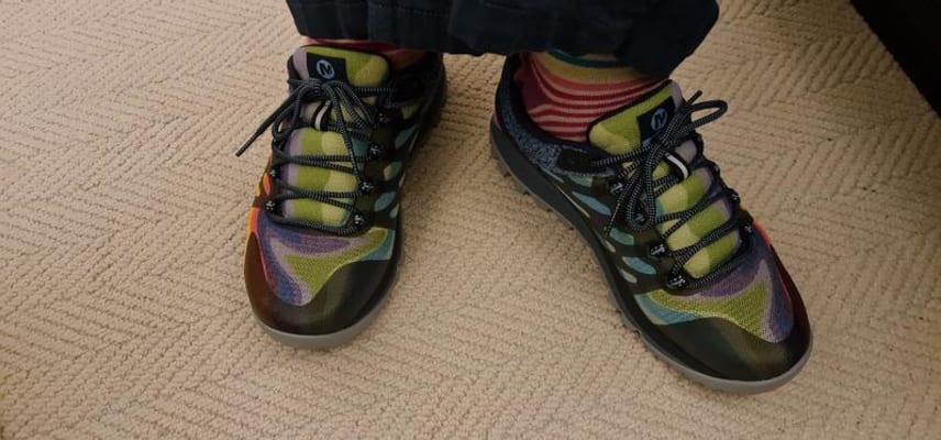 Merrell women's antora rainbow shop