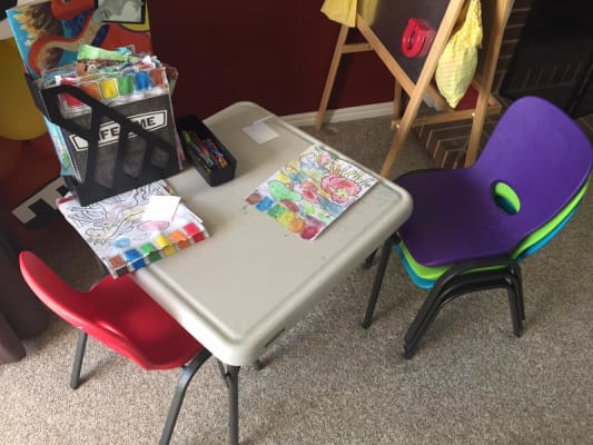 Homebase childrens table and chairs outlet